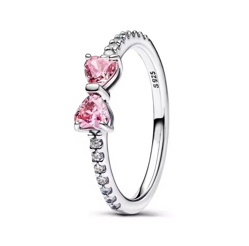 Pink Bow Ring