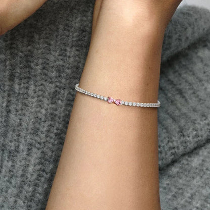 Pink Bow Bracelet